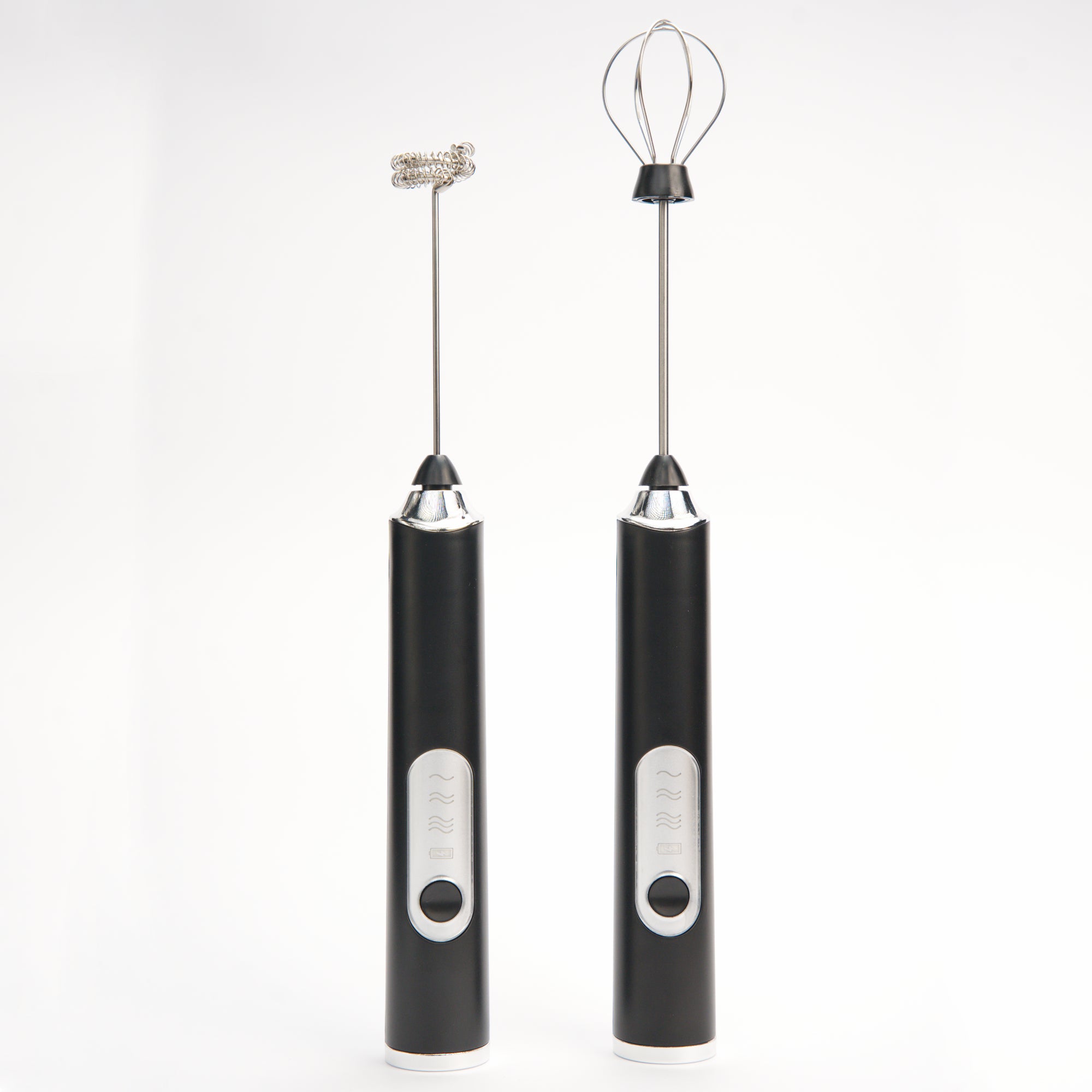 Rechargeable Milk Frother - 3-Speed Electric Handheld Coffee Mixer