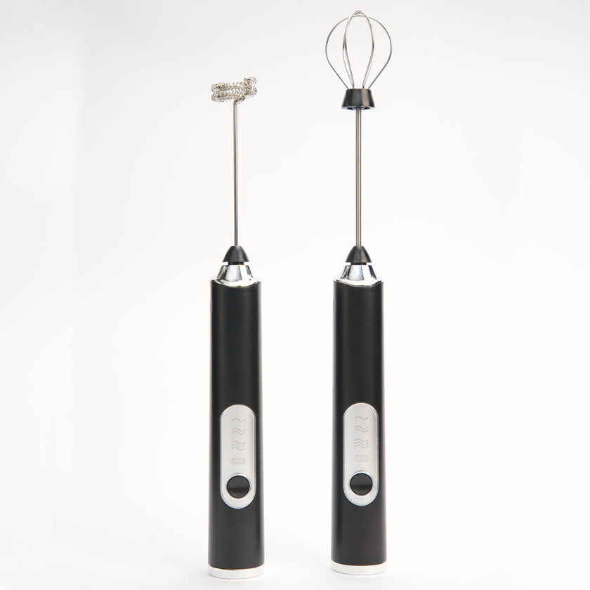 Rechargeable Milk Frother - 3-Speed Electric Handheld Coffee Mixer